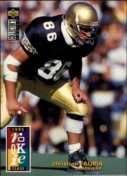 Christian Fauria Seattle Seahawks 1995 Upper Deck Collector's Choice Rookie Card - Rookie Class #22